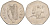 Ирландия 50 пенсов 1988 ВАЛЬДШНЕП KM 24 медно-никель 88-645