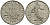 Франция 1 франк 1968 сеятель KM 925 никель 4135-826