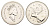 Канада 25 центов 1997 Елизавета II (1952-2022), олень, specimen KM 184 никель BU 4638-545