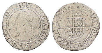 Англия 6 пенсов 1565 Елизавета I (1558-1603) North 1997, Spink 2561 серебро 4127-411
