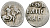 Великое Княжество Московское денга 1535 - 1547 Иван IV Васильевич, Московский монетный двор, 0,36 грамм ГиК №21 серебро 262-1153