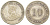 Стрейтс-Сетлментс 10 центов 1926 Георг V (1910-1936) KM 29b серебро 218-846