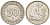 ФРГ 50 пфеннигов 1949 D KM 104, J. 379 медно-никель 175-142