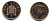 Великобритания 1 пенни 2005 Елизавета II (1952-2022) KM 986, Spink 4710 (B5) сталь плакированная медью 540-232