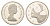 Канада 25 центов 1983 Елизавета II (1952-2022), олень KM 74 никель PROOF 633-1242