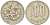 ЯПОНИЯ 100 ЙЕН 1968 ГОД 43, ИМПЕРАТОР ХИРОХИТО СЁВА (1926-1989) KM 82 медно-никель 4544-921