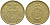 КОСТА-РИКА 25 КОЛОН 2001 B.C.C.R. KM 229а латунь 56-1017