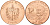 Куба 1 песо 1988 155 лет со дня рождения Карлоса Финлея KM 512 медь UNC M28-1