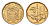 ЮАР 10 центов 1994 герб, цветок алоэ KM 135 сталь плакированная бронзой UNC 4694-666