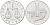Италия 1 лира 1955 R, весы KM 91 алюминий  UNC  4594-719