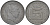 Бельгия 5 франков 1945 Belges, германская оккупация KM 129.1 цинк 4592-352