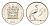 ЮАР 5 центов 1974 KM 84 никель PROOF 4685-813