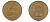 Великобритания 1 пенни 1966 Елизавета II (1952-2022) KM 897, Spink 4157 бронза 4383-735