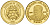 Тонга 10 паанга 1998 80 лет королю Тауфаахау Тупоу IV KM 172 золото PROOF 00-000