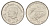 Тунис 1/2 динара 1976 FAO, сбор урожая KM 303 медно-никель UNC 4657-1157