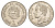 Венесуэла 1 боливар 1990 Симон Боливар, толстый шрифт Y 52a.2 сталь плакированная никелем 4591-921