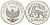 Индонезия 2000 рупий 1974 Яванский тигр KM 39a серебро PROOF 11-080-23