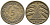 ГЕРМАНИЯ 5 РЕНТЕНПФЕННИГОВ 1924 F KM 32, J. 308 алюминиевая бронза 39-458