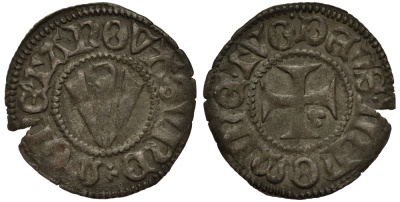 Передняя Померания, Штральзунд 1 виттен 1515 городской чекан, вес 0,65 гр. серебро 1516-944