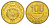 Коста-Рика 100 колонов 2007 KM 240a сталь плакированная латунью UNC 4631-921