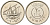 Кувейт 20 филсов 2001 доу (арабская лодка) KM 12 медно-никель  UNC  M60-16