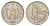 Гватемала 25 сентаво 1995 брак, разворот на 30 градусов KM 278.5 медно-никель 4642-823