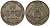 Бельгия 25 сантимов 1938 Belgie - Belgique KM 115 никель латунь 4117-724