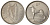 Ирландия 6 пенсов 1950 ирландский волкодав KM 13a медно-никель aUNC 1525-843