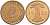 ГЕРМАНИЯ 2 РЕЙХСПФЕННИГA 1924 A KM 38, J. 314, Weege 4 бронза 206-856