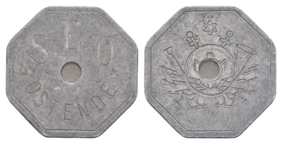 Бельгия жетон S.E.O. - Spaarzaamheid Economie 1892 алюминий 413-6813