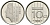 Нидерланды 10 центов 1982 Беатрикс (1980-2013) KM 203 никель 96-568