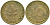 ФРГ 10 пфеннигов 1950 J KM 108, J.383 сталь плакированная латунью 4681-1115