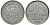 ФРГ 1 МАРКА 1957 G KM 110, J. 385 медно-никель 72-643