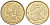 ИСПАНИЯ 5 ПЕСЕТ 1990 ХУАН КАРЛОС I (1975-) KM 833 алюминиевая бронза 3955-567