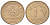 Польша 1 грош 1998 MW KM 276 латунь UNC 4614-568