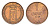 Норвегия 1 эре 1939 Хокон VII (1905-1957) KM 367 бронза 4651-1021