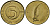 Словения 5 толаров 1999 KM 6 латунь 4120-244
