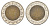 Египет 1 фунт 2007 сфинкс KM 940a биметалл 4519-213