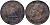 ФРАНЦИЯ 10 САНТИМОВ 1854 B, НАПОЛЕОН III (1852-1870) KM 771.2 бронза 4389-1014