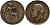 Великобритания 1 пенни 1912 Георг V (1910-1936) KM 810, Spink 4051 бронза 4607-633