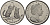 Остров Мэн 1 крона 2001 котята с веревкой КМ 1072 медно-никель UNC M80-19
