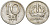 Швеция 10 эре 1943 G, Густав V (1907-1950), проба 400 KM 813 серебро 4549-1114