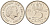 Нидерланды 25 центов 1967 Юлиана (1949-1980) KM 183 никель    4174-653