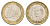 Испания 1 евро 2000 Хуан Карлос I KM 1046 биметалл 4629-356