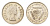 ЮАР 3 пенса 1958 Елизавета II (1952-2022) KM 47 серебро 54-968