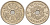 ДАНИЯ 1 КРОНА 1992 LG; JP; A, МАРГРЕТЕ II (1972-) KM 873.1 медно-никель 67-542