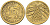 Германия 10 рентенпфеннигов 1924 E KM 33, J .309, Weege 8 алюминиевая бронза 4143-525