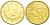 Ватикан 50 евроцентов 2013 Бенедикт XVI KM 387 латунь UNC 00-00