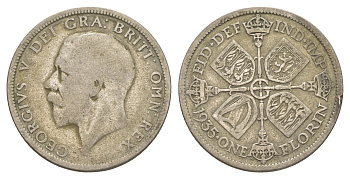 Великобритания 1 флорин 1935 Георг V (1910-1936) KM 834, Spink 4038 серебро 4642-443