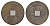 Китай копия игровой жетон в 1 кэш медь 4657-1025